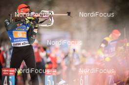 18.01.2019, Ruhpolding, Germany (GER): Arnd Peiffer (GER) -  IBU world cup biathlon, relay men, Ruhpolding (GER). www.nordicfocus.com. © Tumashov/NordicFocus. Every downloaded picture is fee-liable.