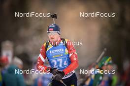 18.01.2019, Ruhpolding, Germany (GER): Andrejs Rastorgujevs (LAT) -  IBU world cup biathlon, relay men, Ruhpolding (GER). www.nordicfocus.com. © Tumashov/NordicFocus. Every downloaded picture is fee-liable.