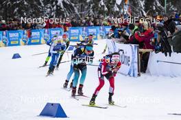 18.01.2019, Ruhpolding, Germany (GER): Emilien Jacquelin (FRA), Felix Leitner (AUT), (l-r) -  IBU world cup biathlon, relay men, Ruhpolding (GER). www.nordicfocus.com. © Manzoni/NordicFocus. Every downloaded picture is fee-liable.