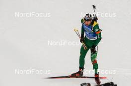 18.01.2019, Ruhpolding, Germany (GER): Dominik Windisch (ITA) -  IBU world cup biathlon, relay men, Ruhpolding (GER). www.nordicfocus.com. © Tumashov/NordicFocus. Every downloaded picture is fee-liable.