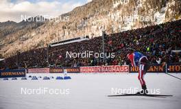 18.01.2019, Ruhpolding, Germany (GER): Simon Eder (AUT) -  IBU world cup biathlon, relay men, Ruhpolding (GER). www.nordicfocus.com. © Tumashov/NordicFocus. Every downloaded picture is fee-liable.