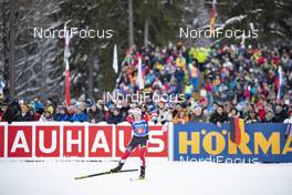18.01.2019, Ruhpolding, Germany (GER): Felix Leitner (AUT) -  IBU world cup biathlon, relay men, Ruhpolding (GER). www.nordicfocus.com. © Manzoni/NordicFocus. Every downloaded picture is fee-liable.