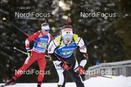 18.01.2019, Ruhpolding, Germany (GER): Florent Claude (BEL) -  IBU world cup biathlon, relay men, Ruhpolding (GER). www.nordicfocus.com. © Manzoni/NordicFocus. Every downloaded picture is fee-liable.