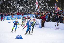 18.01.2019, Ruhpolding, Germany (GER): Jaakko Ranta (FIN), Roman Rees (GER), (l-r) -  IBU world cup biathlon, relay men, Ruhpolding (GER). www.nordicfocus.com. © Manzoni/NordicFocus. Every downloaded picture is fee-liable.