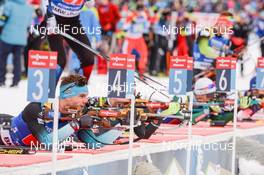 18.01.2019, Ruhpolding, Germany (GER): Emilien Jacquelin (FRA) -  IBU world cup biathlon, relay men, Ruhpolding (GER). www.nordicfocus.com. © Tumashov/NordicFocus. Every downloaded picture is fee-liable.