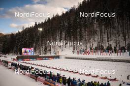 18.01.2019, Ruhpolding, Germany (GER): Event Feature: First shooting -  IBU world cup biathlon, relay men, Ruhpolding (GER). www.nordicfocus.com. © Tumashov/NordicFocus. Every downloaded picture is fee-liable.