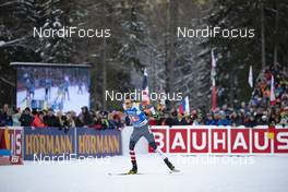 18.01.2019, Ruhpolding, Germany (GER): Leif Nordgren (USA) -  IBU world cup biathlon, relay men, Ruhpolding (GER). www.nordicfocus.com. © Manzoni/NordicFocus. Every downloaded picture is fee-liable.
