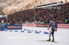 18.01.2019, Ruhpolding, Germany (GER): Florent Claude (BEL) -  IBU world cup biathlon, relay men, Ruhpolding (GER). www.nordicfocus.com. © Tumashov/NordicFocus. Every downloaded picture is fee-liable.