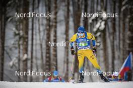 18.01.2019, Ruhpolding, Germany (GER): Jesper Nelin (SWE) -  IBU world cup biathlon, relay men, Ruhpolding (GER). www.nordicfocus.com. © Tumashov/NordicFocus. Every downloaded picture is fee-liable.