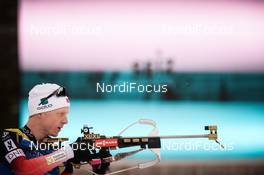 18.01.2019, Ruhpolding, Germany (GER): Johannes Thingnes Boe (NOR) -  IBU world cup biathlon, relay men, Ruhpolding (GER). www.nordicfocus.com. © Tumashov/NordicFocus. Every downloaded picture is fee-liable.