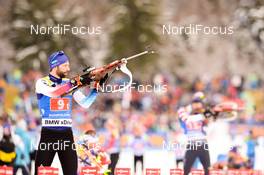 18.01.2019, Ruhpolding, Germany (GER): Serafin Wiestner (SUI) -  IBU world cup biathlon, relay men, Ruhpolding (GER). www.nordicfocus.com. © Tumashov/NordicFocus. Every downloaded picture is fee-liable.