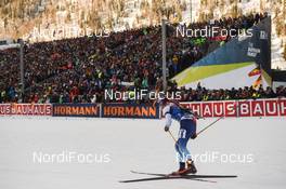 18.01.2019, Ruhpolding, Germany (GER): Mario Dolder (SUI) -  IBU world cup biathlon, relay men, Ruhpolding (GER). www.nordicfocus.com. © Tumashov/NordicFocus. Every downloaded picture is fee-liable.
