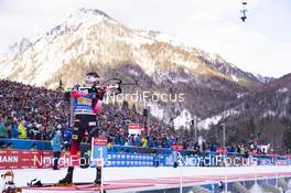 18.01.2019, Ruhpolding, Germany (GER): Tarjei Boe (NOR) -  IBU world cup biathlon, relay men, Ruhpolding (GER). www.nordicfocus.com. © Manzoni/NordicFocus. Every downloaded picture is fee-liable.