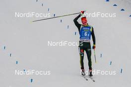 18.01.2019, Ruhpolding, Germany (GER): Benedikt Doll (GER) -  IBU world cup biathlon, relay men, Ruhpolding (GER). www.nordicfocus.com. © Tumashov/NordicFocus. Every downloaded picture is fee-liable.