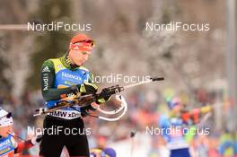 18.01.2019, Ruhpolding, Germany (GER): Arnd Peiffer (GER) -  IBU world cup biathlon, relay men, Ruhpolding (GER). www.nordicfocus.com. © Tumashov/NordicFocus. Every downloaded picture is fee-liable.