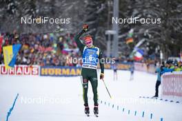 18.01.2019, Ruhpolding, Germany (GER): Benedikt Doll (GER) -  IBU world cup biathlon, relay men, Ruhpolding (GER). www.nordicfocus.com. © Manzoni/NordicFocus. Every downloaded picture is fee-liable.
