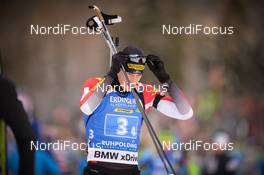 18.01.2019, Ruhpolding, Germany (GER): Julian Eberhard (AUT) -  IBU world cup biathlon, relay men, Ruhpolding (GER). www.nordicfocus.com. © Tumashov/NordicFocus. Every downloaded picture is fee-liable.