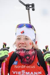 19.01.2019, Ruhpolding, Germany (GER): Emma Lunder (CAN) -  IBU world cup biathlon, relay women, Ruhpolding (GER). www.nordicfocus.com. © Tumashov/NordicFocus. Every downloaded picture is fee-liable.