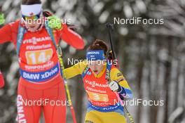 19.01.2019, Ruhpolding, Germany (GER): Linn Persson (SWE) -  IBU world cup biathlon, relay women, Ruhpolding (GER). www.nordicfocus.com. © Tumashov/NordicFocus. Every downloaded picture is fee-liable.