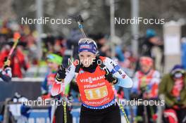19.01.2019, Ruhpolding, Germany (GER): Elisa Gasparin (SUI) -  IBU world cup biathlon, relay women, Ruhpolding (GER). www.nordicfocus.com. © Tumashov/NordicFocus. Every downloaded picture is fee-liable.