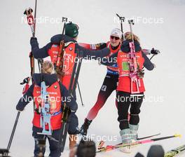 19.01.2019, Ruhpolding, Germany (GER): Marte Olsbu Roeiseland (NOR) -  IBU world cup biathlon, relay women, Ruhpolding (GER). www.nordicfocus.com. © Tumashov/NordicFocus. Every downloaded picture is fee-liable.