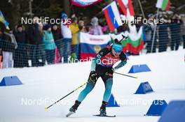 19.01.2019, Ruhpolding, Germany (GER): Julia Simon (FRA) -  IBU world cup biathlon, relay women, Ruhpolding (GER). www.nordicfocus.com. © Manzoni/NordicFocus. Every downloaded picture is fee-liable.