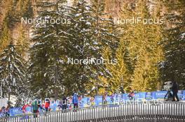 19.01.2019, Ruhpolding, Germany (GER): Event Feature: Start -  IBU world cup biathlon, relay women, Ruhpolding (GER). www.nordicfocus.com. © Tumashov/NordicFocus. Every downloaded picture is fee-liable.