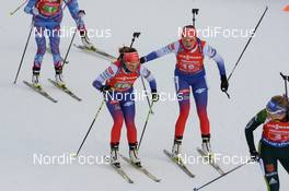 19.01.2019, Ruhpolding, Germany (GER): Ivona Fialkova (SVK), Paulina Fialkova (SVK) -  IBU world cup biathlon, relay women, Ruhpolding (GER). www.nordicfocus.com. © Tumashov/NordicFocus. Every downloaded picture is fee-liable.