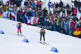 19.01.2019, Ruhpolding, Germany (GER): Laura Dahlmeier (GER) -  IBU world cup biathlon, relay women, Ruhpolding (GER). www.nordicfocus.com. © Manzoni/NordicFocus. Every downloaded picture is fee-liable.