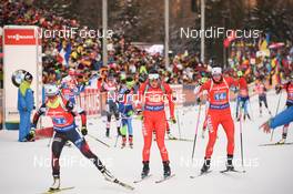 19.01.2019, Ruhpolding, Germany (GER): Rosanna Crawford (CAN), Megan Bankes (CAN) -  IBU world cup biathlon, relay women, Ruhpolding (GER). www.nordicfocus.com. © Tumashov/NordicFocus. Every downloaded picture is fee-liable.