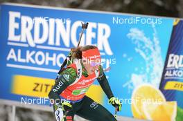 19.01.2019, Ruhpolding, Germany (GER): Laura Dahlmeier (GER) -  IBU world cup biathlon, relay women, Ruhpolding (GER). www.nordicfocus.com. © Tumashov/NordicFocus. Every downloaded picture is fee-liable.