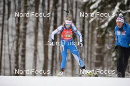 19.01.2019, Ruhpolding, Germany (GER): Venla Lehtonen (FIN) -  IBU world cup biathlon, relay women, Ruhpolding (GER). www.nordicfocus.com. © Tumashov/NordicFocus. Every downloaded picture is fee-liable.