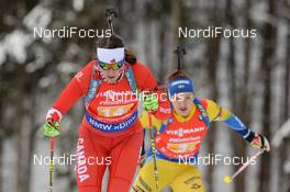 19.01.2019, Ruhpolding, Germany (GER): Megan Bankes (CAN) -  IBU world cup biathlon, relay women, Ruhpolding (GER). www.nordicfocus.com. © Tumashov/NordicFocus. Every downloaded picture is fee-liable.
