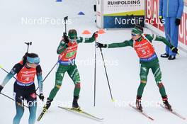 19.01.2019, Ruhpolding, Germany (GER): Dorothea Wierer (ITA), Federica Sanfilippo (ITA) -  IBU world cup biathlon, relay women, Ruhpolding (GER). www.nordicfocus.com. © Tumashov/NordicFocus. Every downloaded picture is fee-liable.