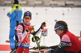 19.01.2019, Ruhpolding, Germany (GER): Clare Egan (USA) -  IBU world cup biathlon, relay women, Ruhpolding (GER). www.nordicfocus.com. © Tumashov/NordicFocus. Every downloaded picture is fee-liable.