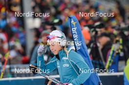 19.01.2019, Ruhpolding, Germany (GER): Tiril Eckhoff (NOR) -  IBU world cup biathlon, relay women, Ruhpolding (GER). www.nordicfocus.com. © Tumashov/NordicFocus. Every downloaded picture is fee-liable.