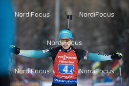 19.01.2019, Ruhpolding, Germany (GER): Anais Chevalier (FRA) -  IBU world cup biathlon, relay women, Ruhpolding (GER). www.nordicfocus.com. © Manzoni/NordicFocus. Every downloaded picture is fee-liable.