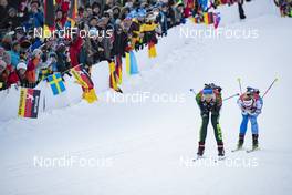 19.01.2019, Ruhpolding, Germany (GER): Vanessa Hinz (GER) -  IBU world cup biathlon, relay women, Ruhpolding (GER). www.nordicfocus.com. © Manzoni/NordicFocus. Every downloaded picture is fee-liable.