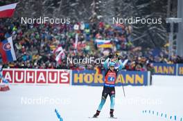 19.01.2019, Ruhpolding, Germany (GER): Anais Chevalier (FRA) -  IBU world cup biathlon, relay women, Ruhpolding (GER). www.nordicfocus.com. © Manzoni/NordicFocus. Every downloaded picture is fee-liable.