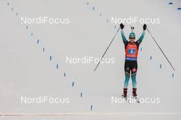 19.01.2019, Ruhpolding, Germany (GER): Anais Chevalier (FRA) -  IBU world cup biathlon, relay women, Ruhpolding (GER). www.nordicfocus.com. © Tumashov/NordicFocus. Every downloaded picture is fee-liable.