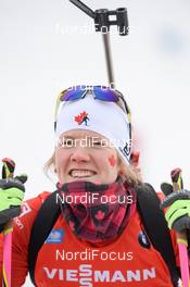 19.01.2019, Ruhpolding, Germany (GER): Emma Lunder (CAN) -  IBU world cup biathlon, relay women, Ruhpolding (GER). www.nordicfocus.com. © Tumashov/NordicFocus. Every downloaded picture is fee-liable.