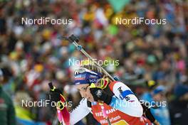 19.01.2019, Ruhpolding, Germany (GER): Elisa Gasparin (SUI) -  IBU world cup biathlon, relay women, Ruhpolding (GER). www.nordicfocus.com. © Manzoni/NordicFocus. Every downloaded picture is fee-liable.