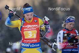 19.01.2019, Ruhpolding, Germany (GER): Linn Persson (SWE) -  IBU world cup biathlon, relay women, Ruhpolding (GER). www.nordicfocus.com. © Manzoni/NordicFocus. Every downloaded picture is fee-liable.