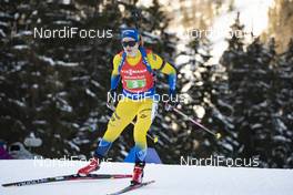 19.01.2019, Ruhpolding, Germany (GER): Mona Brorsson (SWE) -  IBU world cup biathlon, relay women, Ruhpolding (GER). www.nordicfocus.com. © Manzoni/NordicFocus. Every downloaded picture is fee-liable.