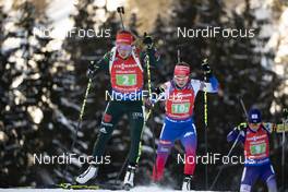 19.01.2019, Ruhpolding, Germany (GER): Laura Dahlmeier (GER), Paulina Fialkova (SVK) -  IBU world cup biathlon, relay women, Ruhpolding (GER). www.nordicfocus.com. © Manzoni/NordicFocus. Every downloaded picture is fee-liable.