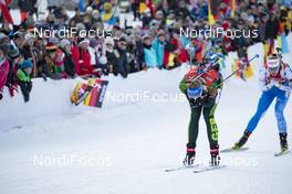 19.01.2019, Ruhpolding, Germany (GER): Vanessa Hinz (GER) -  IBU world cup biathlon, relay women, Ruhpolding (GER). www.nordicfocus.com. © Manzoni/NordicFocus. Every downloaded picture is fee-liable.
