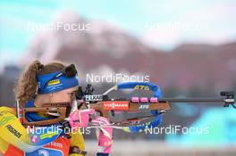 19.01.2019, Ruhpolding, Germany (GER): Hanna Oeberg (SWE) -  IBU world cup biathlon, relay women, Ruhpolding (GER). www.nordicfocus.com. © Tumashov/NordicFocus. Every downloaded picture is fee-liable.