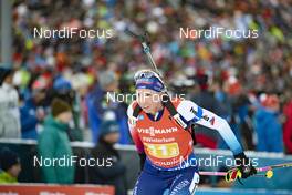 19.01.2019, Ruhpolding, Germany (GER): Elisa Gasparin (SUI) -  IBU world cup biathlon, relay women, Ruhpolding (GER). www.nordicfocus.com. © Manzoni/NordicFocus. Every downloaded picture is fee-liable.