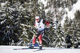 17.01.2019, Ruhpolding, Germany (GER): Erlend Bjoentegaard (NOR) -  IBU world cup biathlon, sprint men, Ruhpolding (GER). www.nordicfocus.com. © Manzoni/NordicFocus. Every downloaded picture is fee-liable.