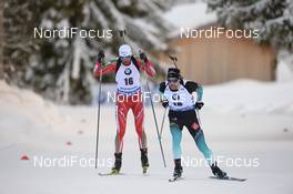 17.01.2019, Ruhpolding, Germany (GER): Simon Desthieux (FRA) -  IBU world cup biathlon, sprint men, Ruhpolding (GER). www.nordicfocus.com. © Tumashov/NordicFocus. Every downloaded picture is fee-liable.